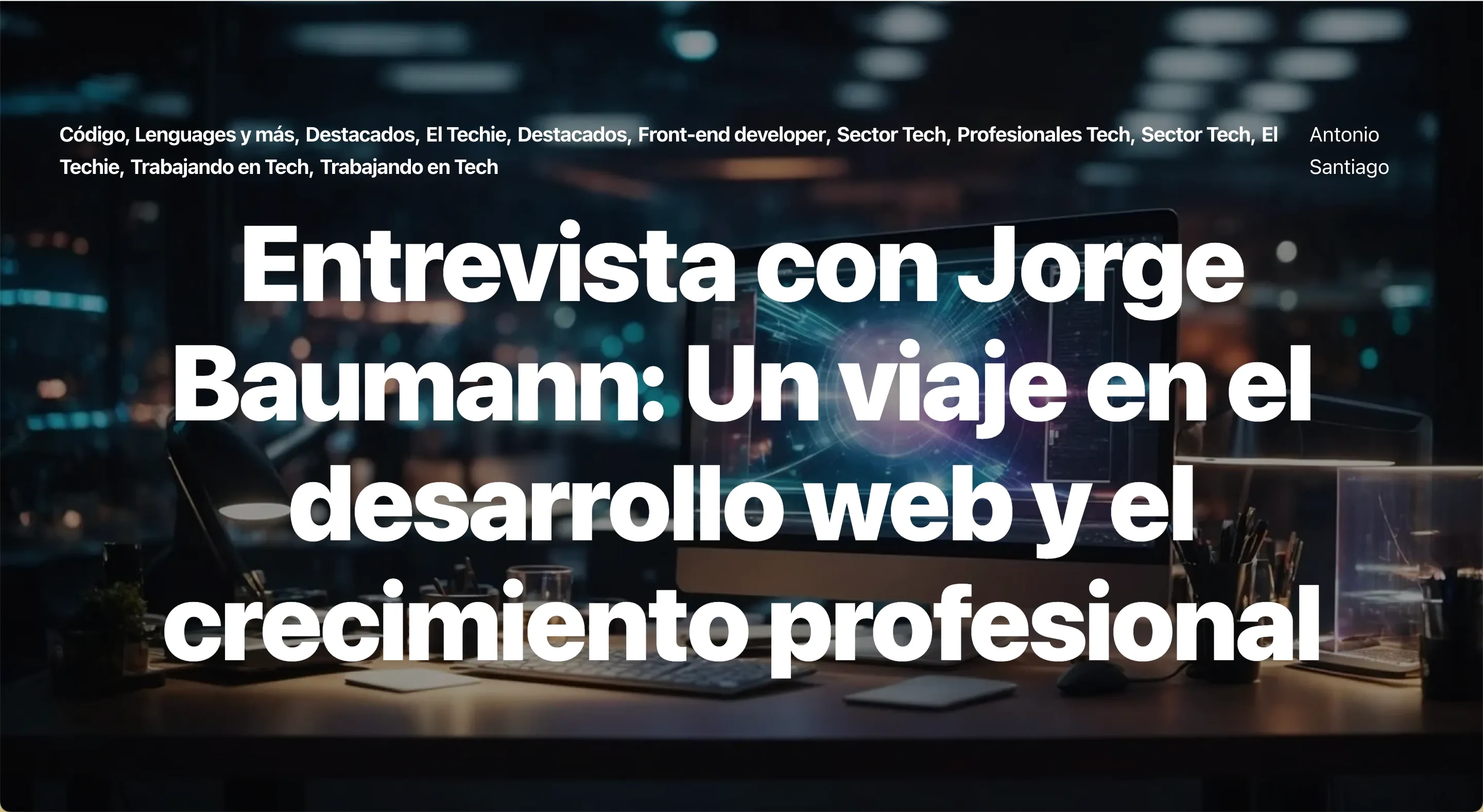Entrevista con Jorge Baumann