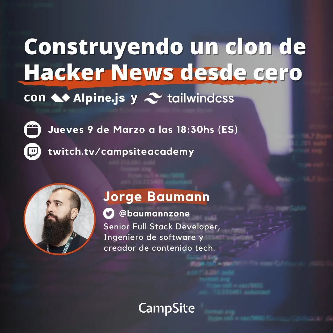 Workshop Alpine.js - Campsite Academy