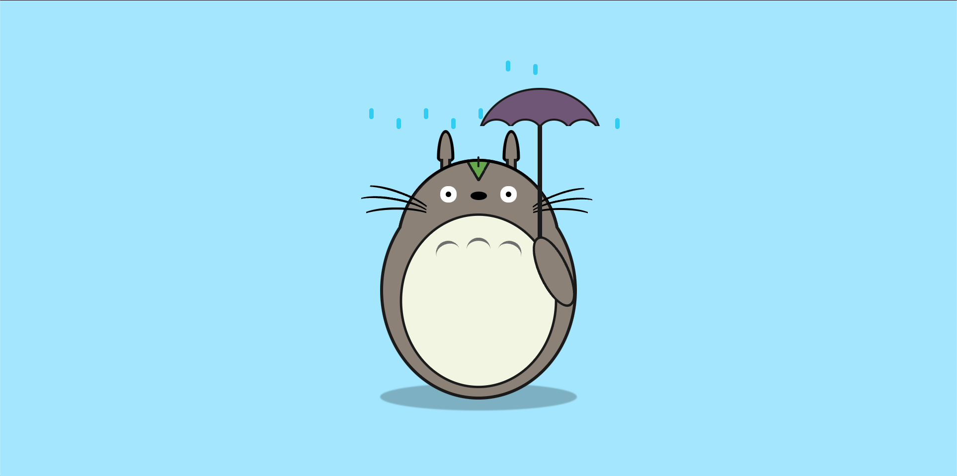 Pure CSS Totoro